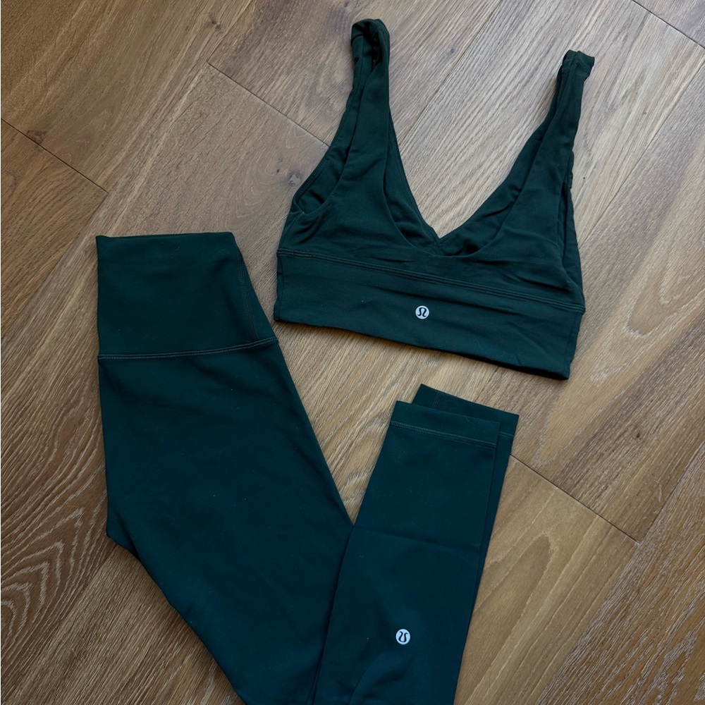 Lululemon Align Bra and Wunder Train HR Tight 25” Leggings Set
